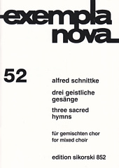 Three Sacred Hymns for mixed choir (1984)