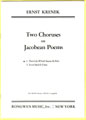2 Choruses on Jacobean Poems