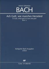 Kantate   3 Ach Gott, wie manches Herzeleid [Vocal Score]