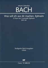 Kantate 89 Was soll ich aus dir machen, Ephraim