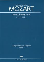 Missa brevis in B KV275
