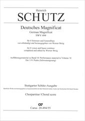 Deutsches Magnificat SWV.494 (Meine Seele erhebt den Herren)