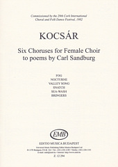 6 Choruses to poems by C.Sandburg