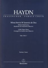 Missa Brevis St.Joannis de Deo [SSAA / Full Score]
