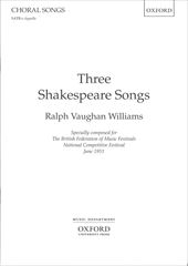 3 Shakespeare Songs (Full Fathom Five収載)