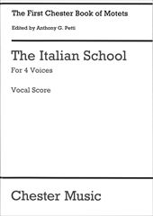 Chester Book of Motets Vol.1 : The Italian School for 4 voices