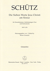 Die Sieben Worte SWV 478 [Choral score]