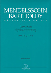 Psalm 98 Singet dem Herrn ein neues Lied MWV A23 op.posth. 91 [Full Score]