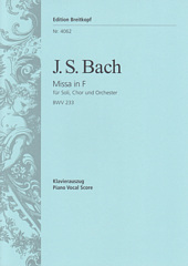 Messe in F BWV233