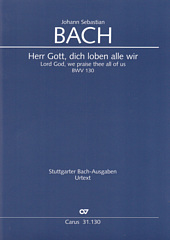 Kantate 130 Herr Gott, dich loben alle wir [Full Score]