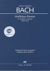 Matthaus-Passion BWV244 (英独併記)