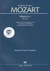 Messe in c KV.427 (Bernius & Wolf)