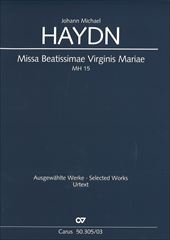 Missa Beatissimae Virginis Mariae MH 15