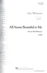 All sees beautiful to me [SATB]