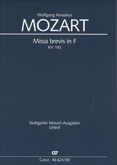 Missa brevis in F K192