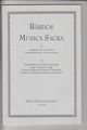 Bardos Musica Sacra I-3