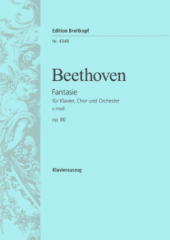 Fantasie in c Op.80 [Vocal Score]