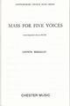 Mass for 5 Voices op.64